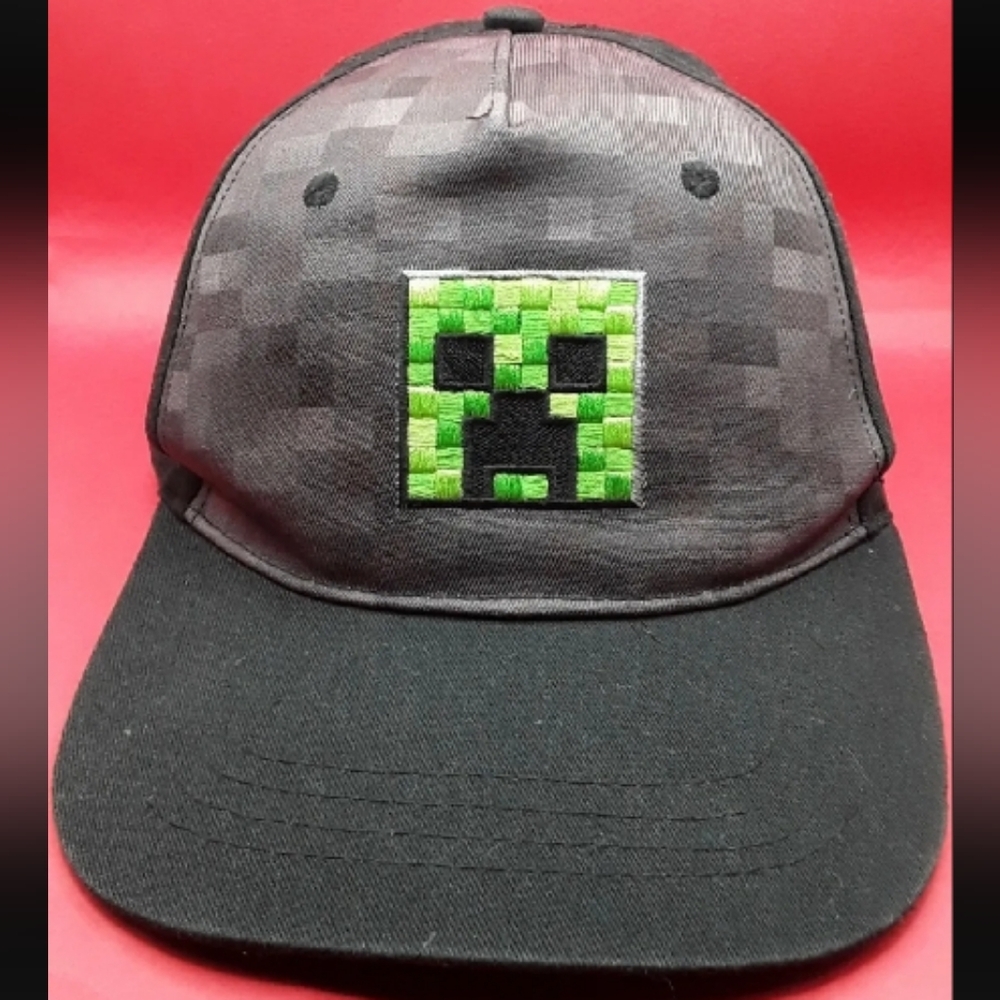 Minecraft Mojang Creeper Video Game Hat Cap Youth/teen OSFA
